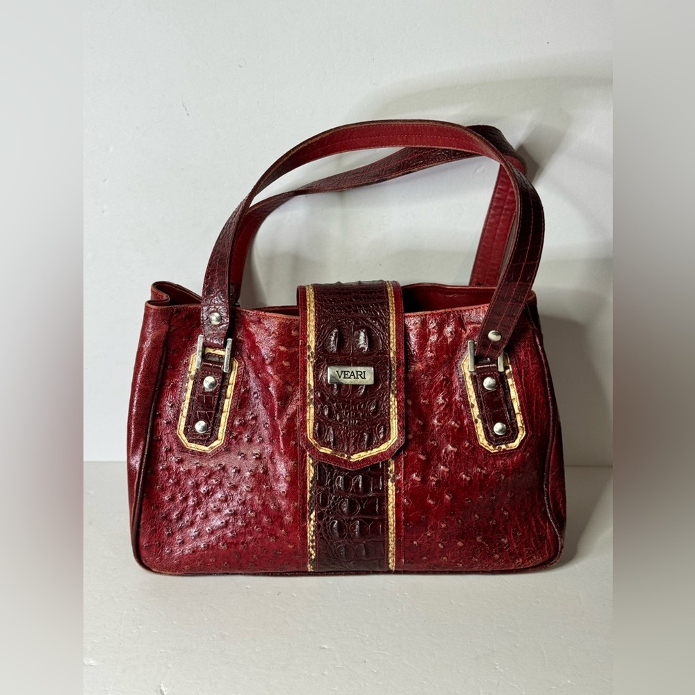 VEARI Vintage Milan Large Shoulder Bag